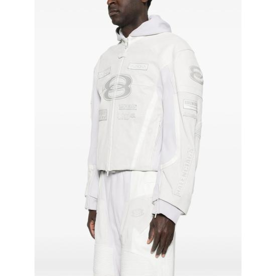 26SS 발렌시아가 후드 티셔츠 830894 TSS01 9012 WHITE - BALENCIAGA