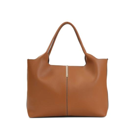 26FW 토즈 미디움 스몰 쇼퍼백 XBWEBRA0250U BL2L83 BROWN