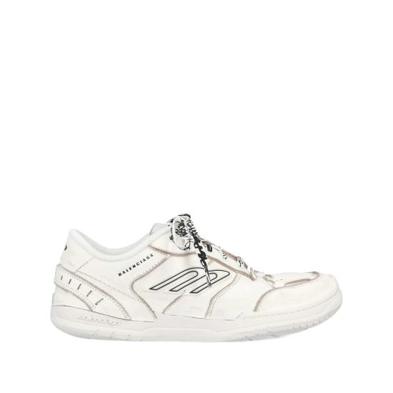 26SS 발렌시아가 햄튼스 미디움 원 아웃 스니커즈 841763 WCURS 9000 WHITE