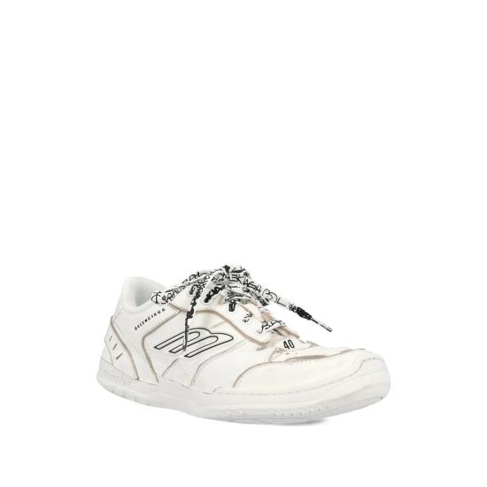 26SS 발렌시아가 햄튼스 미디움 원 아웃 스니커즈 841763 WCURS 9000 WHITE - BALENCIAGA