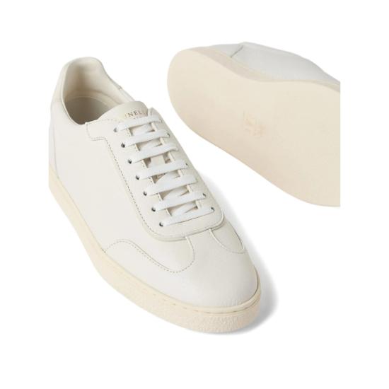 26SS 브루넬로 쿠치넬리 스니커즈 MZUKGOJ336 CJX19 NEUTRALS - BRUNELLO CUCINELLI