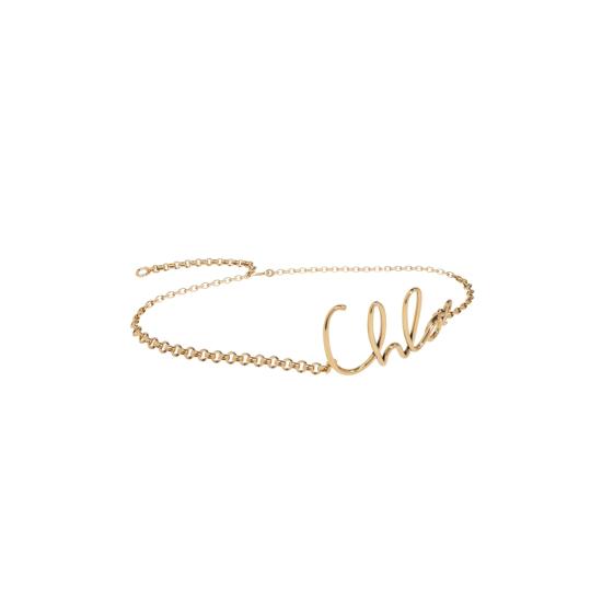26FW 끌로에 슬림 벨트 C24AC068CB7 9DC GOLD - CHLOE