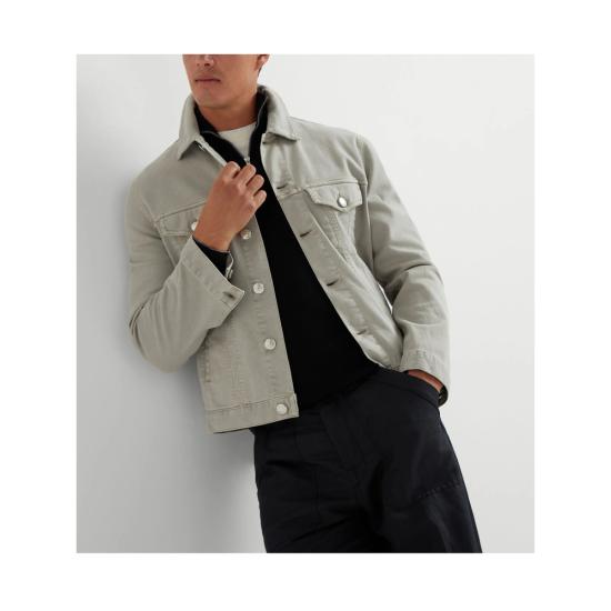 26SS 브루넬로 쿠치넬리 데님 자켓 M277P6910 C7018 GREY - BRUNELLO CUCINELLI