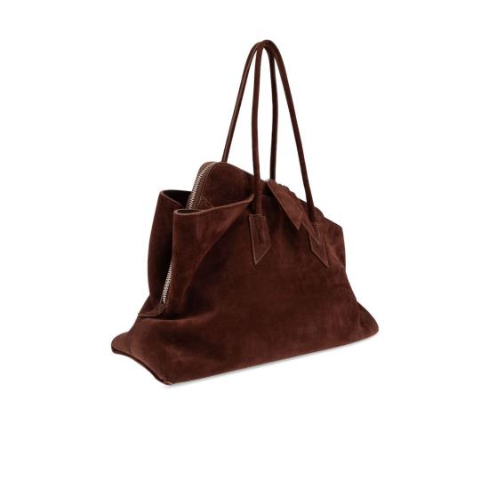 26SS 디 아티코 라 파세지아타 미디엄 탑 핸들 백 250WAH00054 LBT007AA 850 BROWN - THE ATTICO