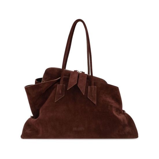 26SS 디 아티코 라 파세지아타 미디엄 탑 핸들 백 250WAH00054 LBT007AA 850 BROWN