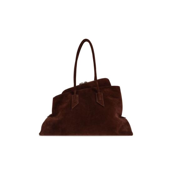 26SS 디 아티코 라 파세지아타 미디엄 탑 핸들 백 250WAH00054 LBT007AA 850 BROWN - THE ATTICO