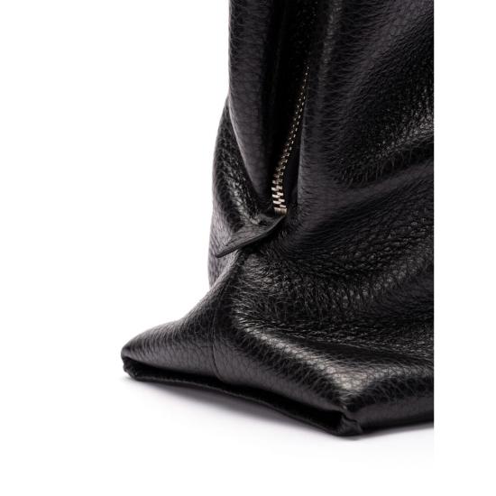 26FW 디 아티코 라 파세지아타 미디엄 탑 핸들 백 250WAH00054 LBT117AA 100 BLACK - THE ATTICO