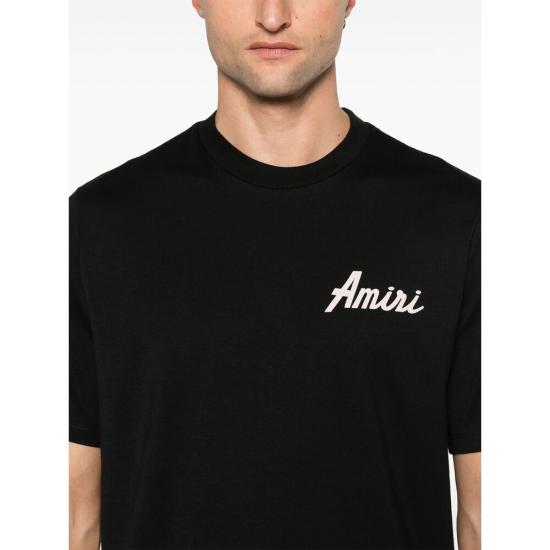 26FW 아미리 반팔 티셔츠 AMJYTE1146 BLACK - AMIRI