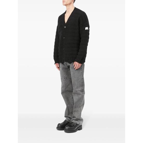 26FW MM6 메종마르지엘라 가디건 M13040 SH0HP0005 900 BLACK - MM6 MAISON MARGIELA