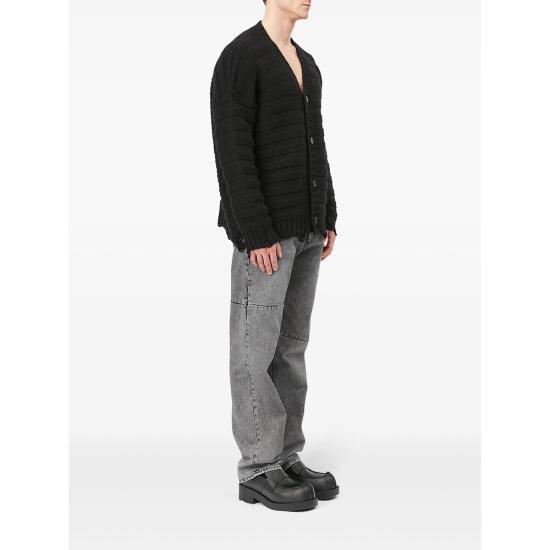 26FW MM6 메종마르지엘라 가디건 M13040 SH0HP0005 900 BLACK - MM6 MAISON MARGIELA