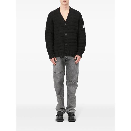 26FW MM6 메종마르지엘라 가디건 M13040 SH0HP0005 900 BLACK - MM6 MAISON MARGIELA