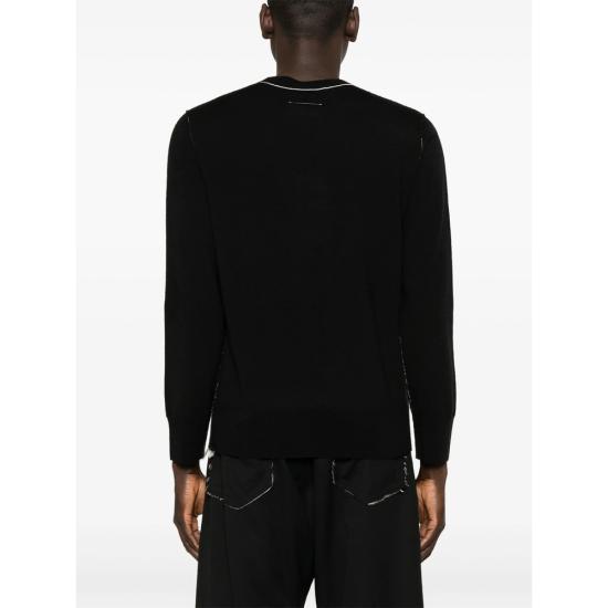 26FW MM6 메종마르지엘라 스웨터 M13037 SH0HL0017 900 BLACK - MM6 MAISON MARGIELA