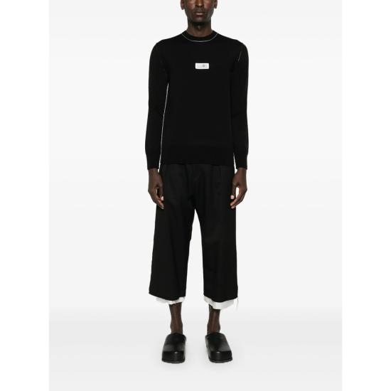 26FW MM6 메종마르지엘라 스웨터 M13037 SH0HL0017 900 BLACK - MM6 MAISON MARGIELA
