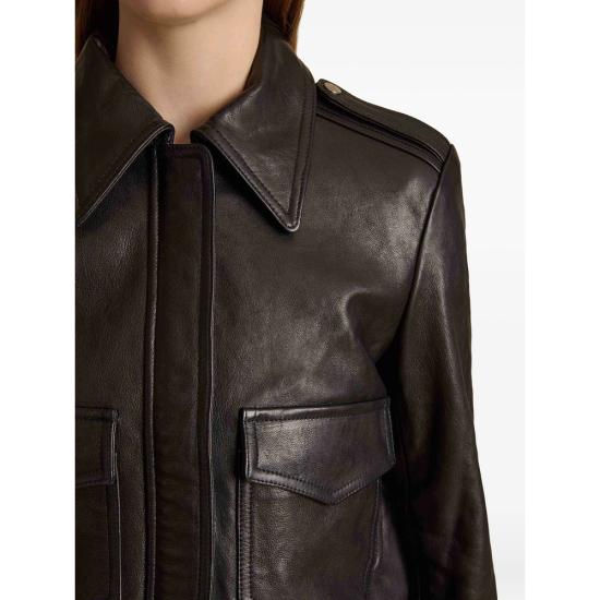 26FW 케이트 가죽 자켓 6034729 L729 200 BLACK - KHAITE
