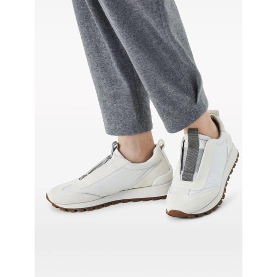 26SS 브루넬로 쿠치넬리 스니커즈 MZSFG2127 C6280 WHITE - BRUNELLO CUCINELLI