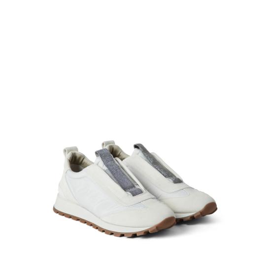 26SS 브루넬로 쿠치넬리 스니커즈 MZSFG2127 C6280 WHITE - BRUNELLO CUCINELLI
