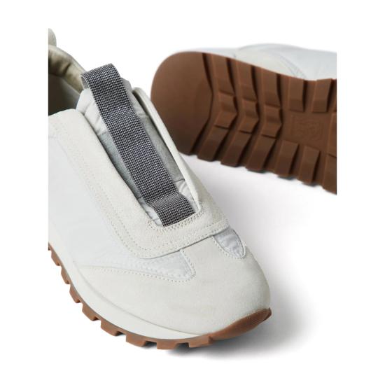 26SS 브루넬로 쿠치넬리 스니커즈 MZSFG2127 C6280 WHITE - BRUNELLO CUCINELLI