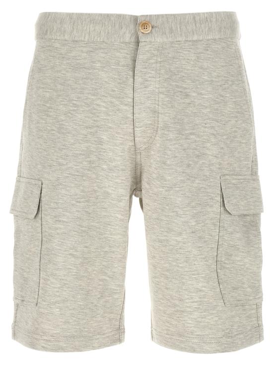 26SS 브루넬로 쿠치넬리 숏팬츠 MM8313222GC1250 Gray