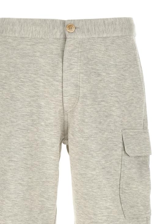 26SS 브루넬로 쿠치넬리 숏팬츠 MM8313222GC1250 Gray - BRUNELLO CUCINELLI