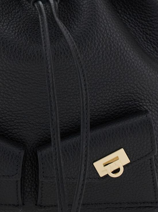 26FW 살바토레 페라가모 허그 멀티포켓 버킷백 2209150785878 Black - SALVATORE FERRAGAMO