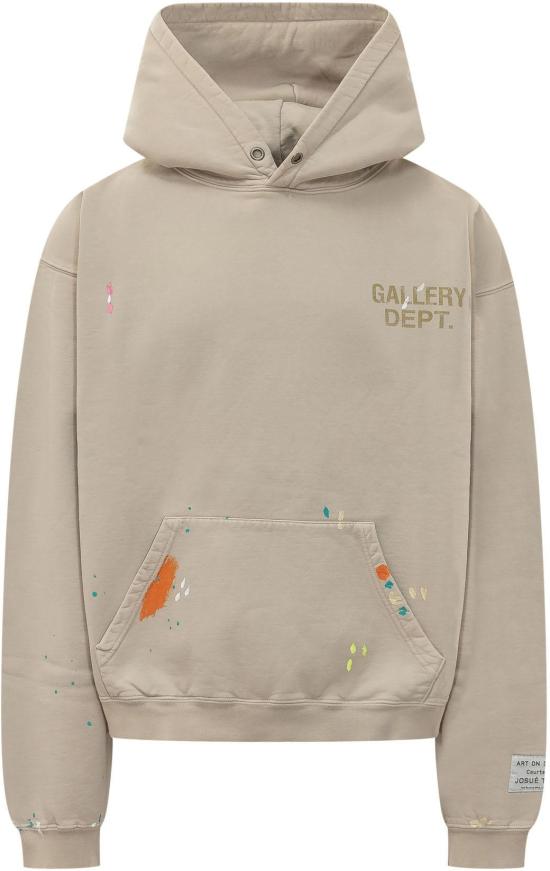 26SS 갤러리 디파트먼트 후드 티셔츠 OUT024WARMGREY TAUPE