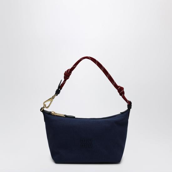 26FW 미우미우 스피릿 나파 레더 파우치 5NE8412IA7 Blue