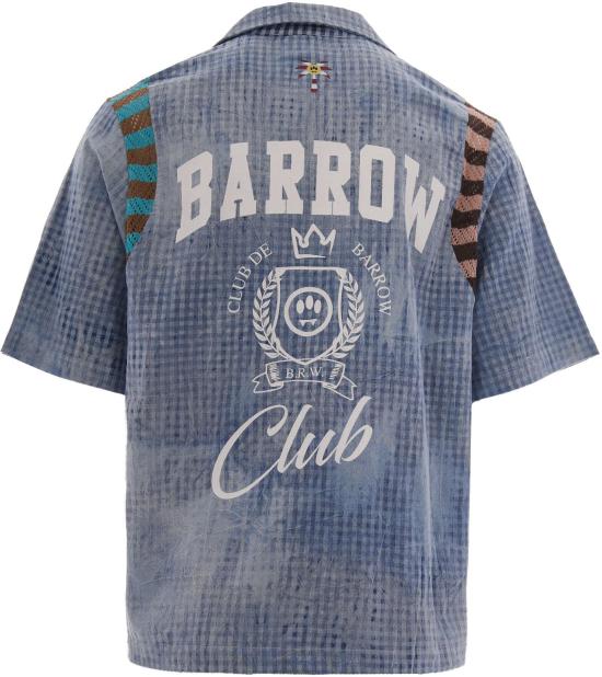 26SS 바로우 반팔 셔츠 S6BWUASI055172 BLUE - BARROW