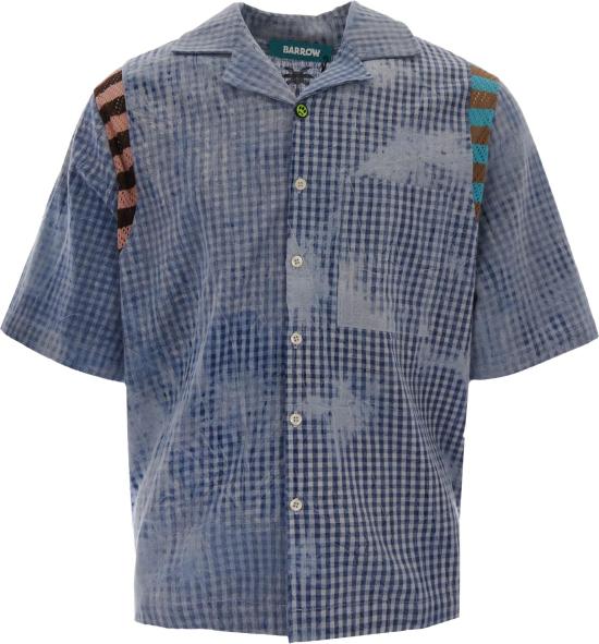 26SS 바로우 반팔 셔츠 S6BWUASI055172 BLUE
