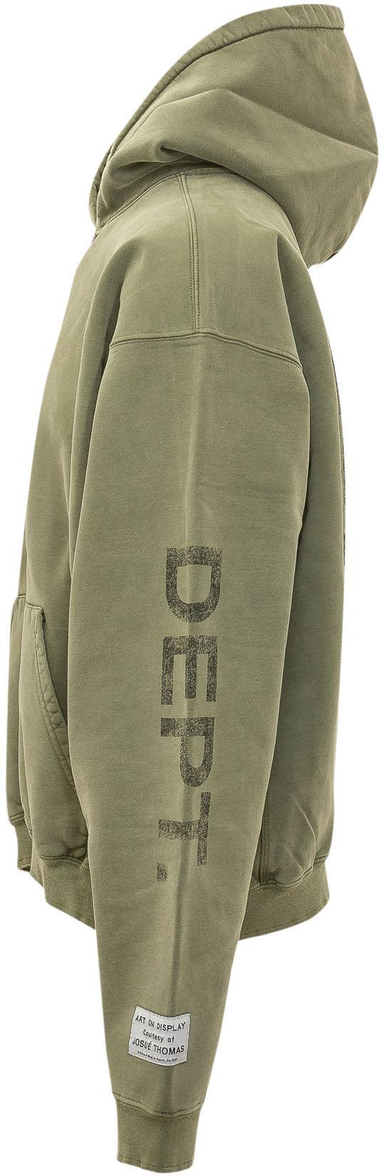 26SS 갤러리 디파트먼트 후드 티셔츠 OUT023TROOPOLIVE DONKERGREEN - GALLERY DEPT