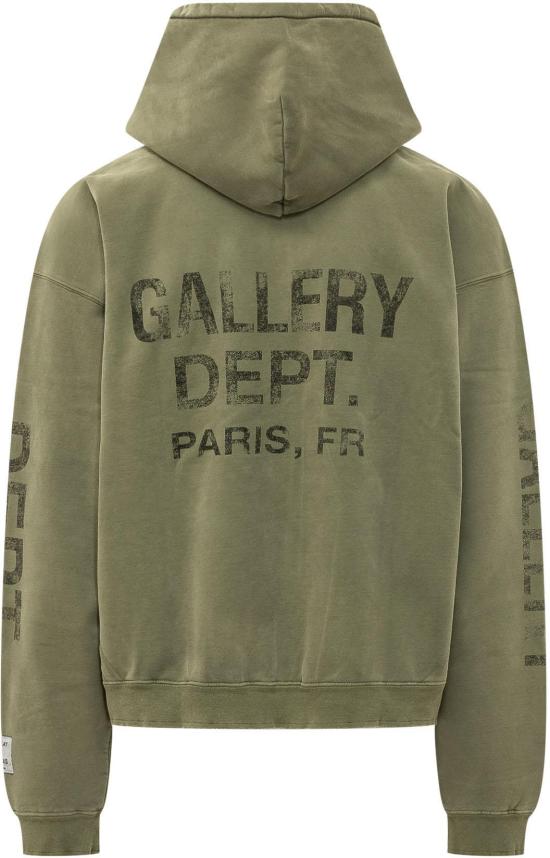 26SS 갤러리 디파트먼트 후드 티셔츠 OUT023TROOPOLIVE DONKERGREEN - GALLERY DEPT