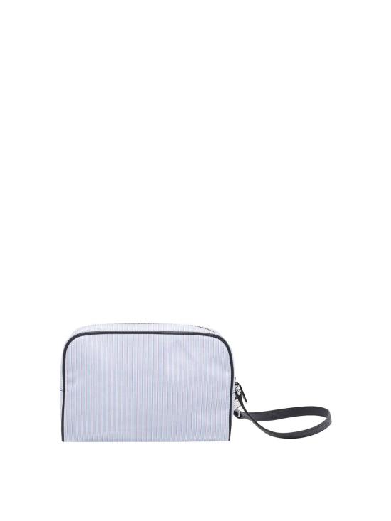 26SS 돌체앤가바나 Calfskin and striped poplin 핸드백 BM2500A03908L879 Blue - DOLCE & GABBANA