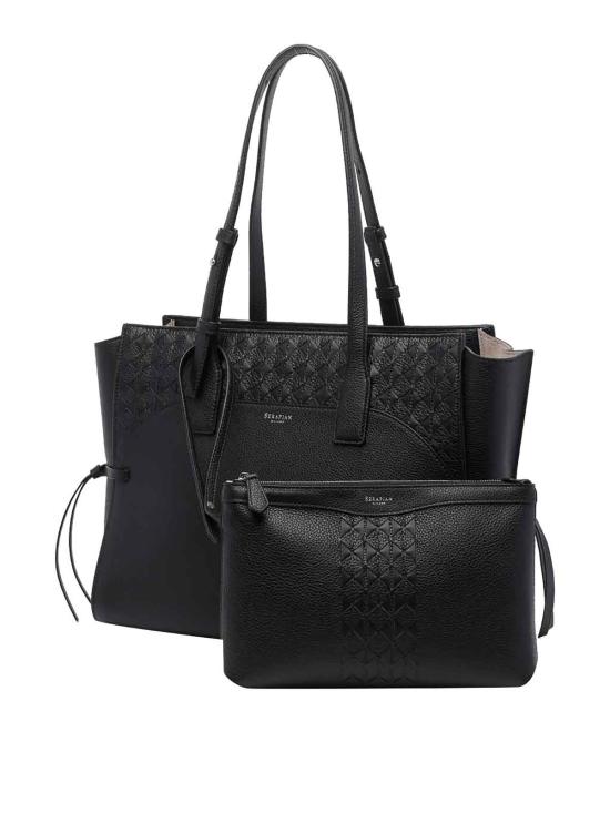 26SS 세라피안 숄더백 SRCMOWLL738834A001 Black - SERAPIAN