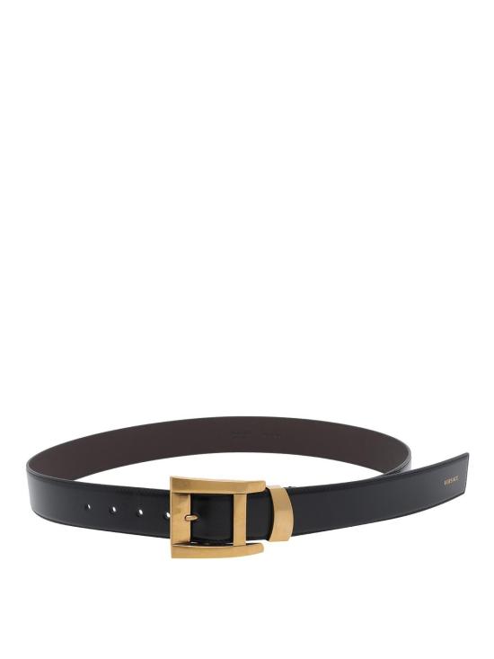 26SS 베르사체 가죽 벨트 10241971A178481B55J Black