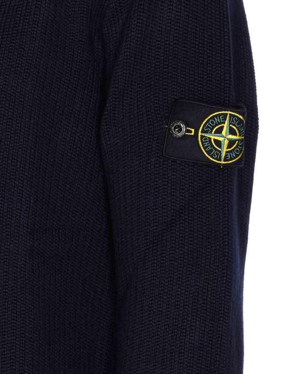 25FW 스톤 아일랜드 스웨터 5100048S00A2V0020 Blue - STONE ISLAND