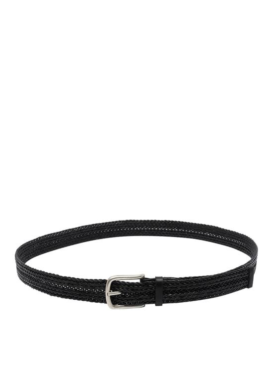 26SS 오르치아니 가죽 벨트 U08166PLGNERO Black