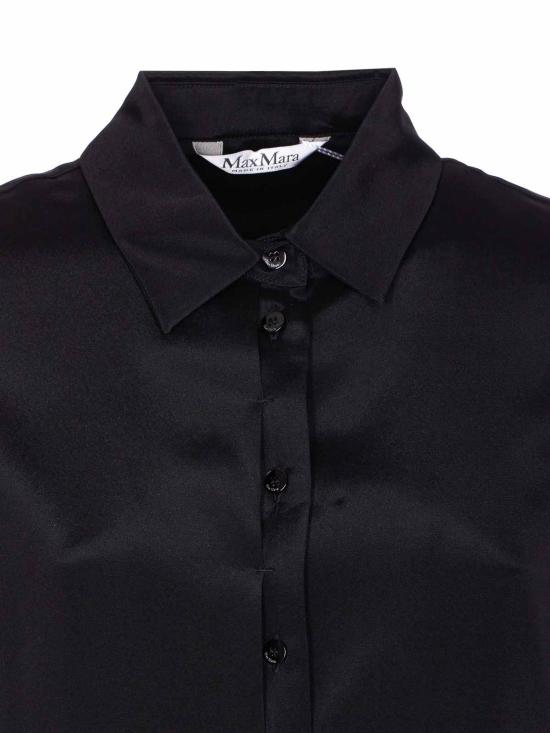 25FW 막스마라 셔츠 2521116018600001 Black - MAX MARA