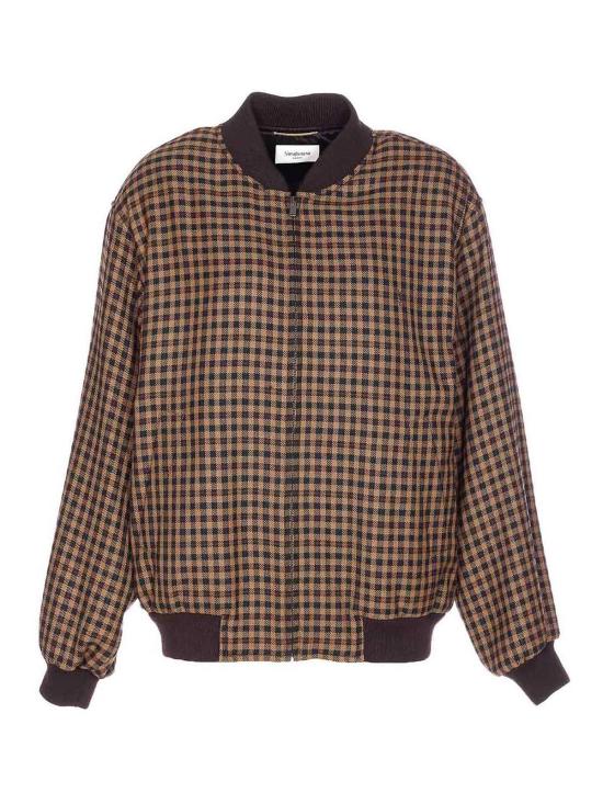 25FW 생로랑 카상드르 루즈핏 봄버 자켓 843358Y3J122945 Brown