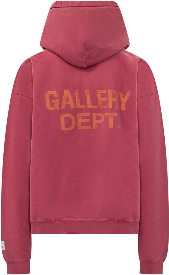 26SS 갤러리 디파트먼트 후드 티셔츠 OUT024WINE PINK - GALLERY DEPT