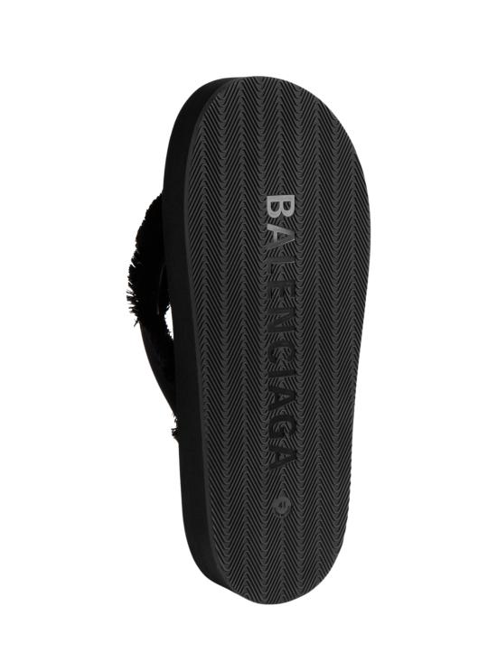 26SS 발렌시아가 제트 랙 통 슬라이드 870111 W0WM01000 Black - BALENCIAGA