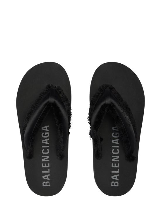 26SS 발렌시아가 제트 랙 통 슬라이드 870111 W0WM01000 Black - BALENCIAGA