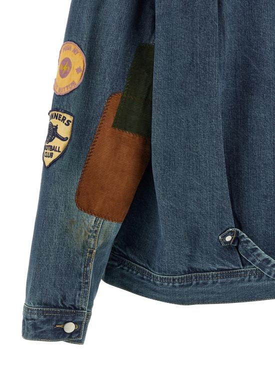 26SS 파운드 데님 자켓 FOSS26JA04012 6324 Denim scuro - FOUND