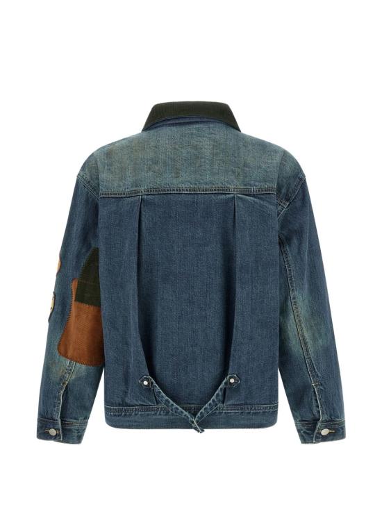 26SS 파운드 데님 자켓 FOSS26JA04012 6324 Denim scuro - FOUND