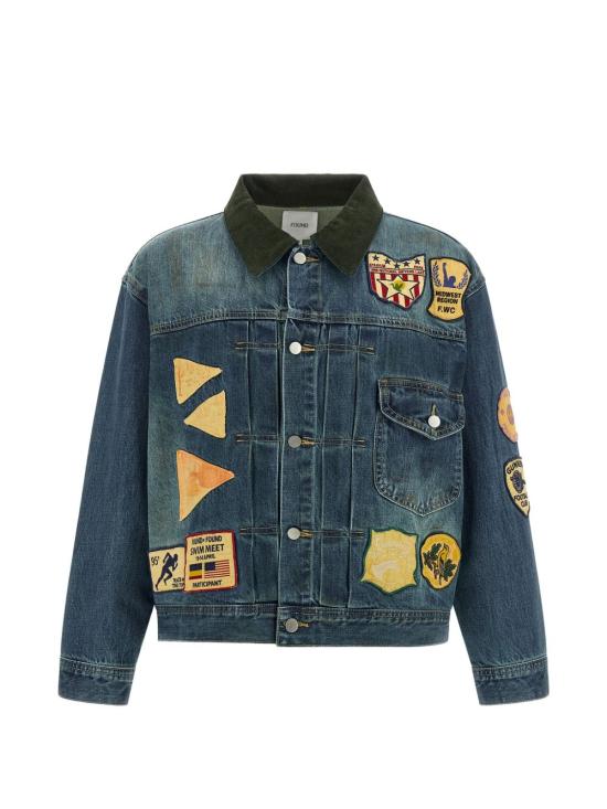 26SS 파운드 데님 자켓 FOSS26JA04012 6324 Denim scuro
