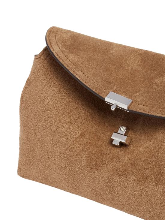 26SS 토템 T락 스웨이드 클러치 241WAL944LE0004 104 BROWN - TOTEME