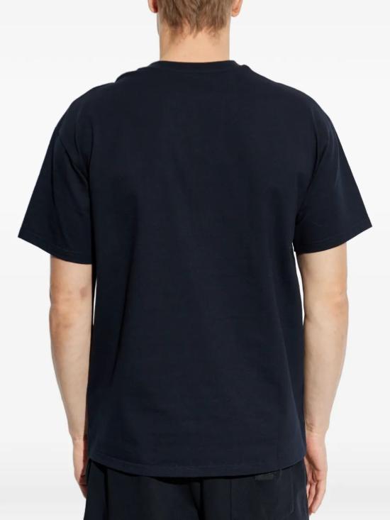 26SS 지방시 지방시 파리 자카드 반팔 티셔츠 BM71NK3YSF 499 DARK NAVY DOM - GIVENCHY
