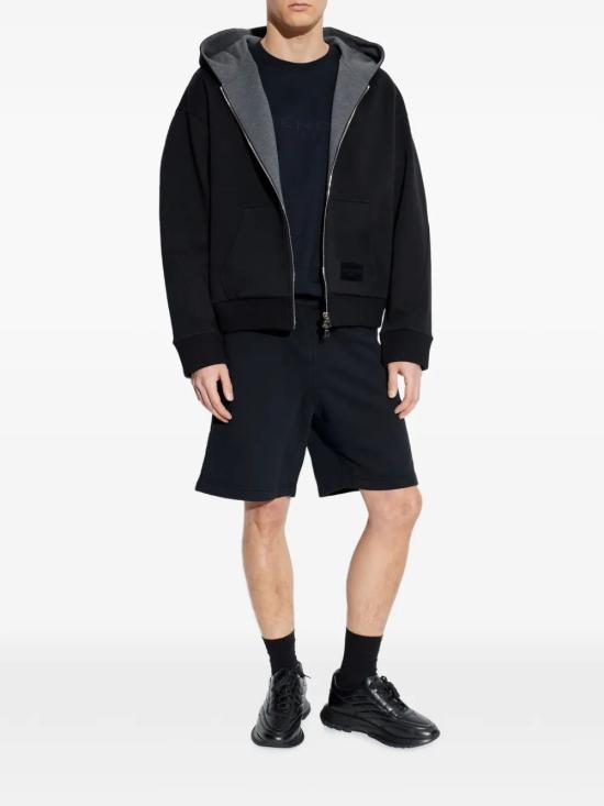 26SS 지방시 지방시 파리 자카드 반팔 티셔츠 BM71NK3YSF 499 DARK NAVY DOM - GIVENCHY