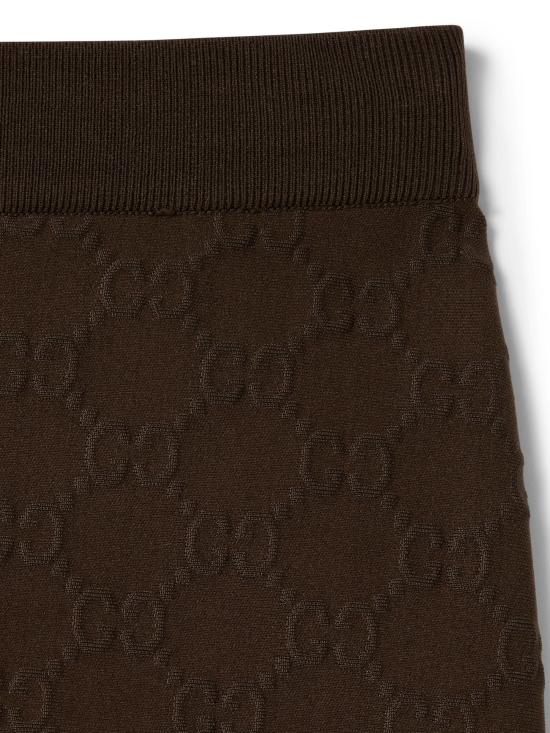 26SS 구찌 GG 저지 자카드 레깅스 867530 XUAO22533 BROWN - GUCCI