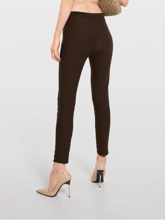 26SS 구찌 GG 저지 자카드 레깅스 867530 XUAO22533 BROWN - GUCCI