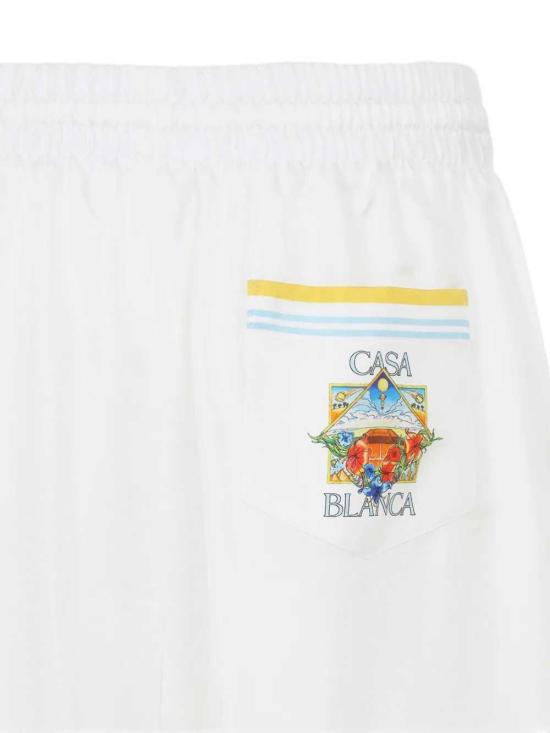 26SS 카사블랑카 숏팬츠 MSS26TR39909 SILK TWILL - CASABLANCA