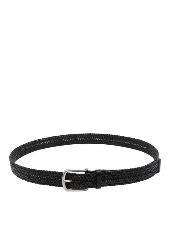 26SS 오르치아니 가죽 벨트 U08166PLGTESTADIMORO Dark Brown